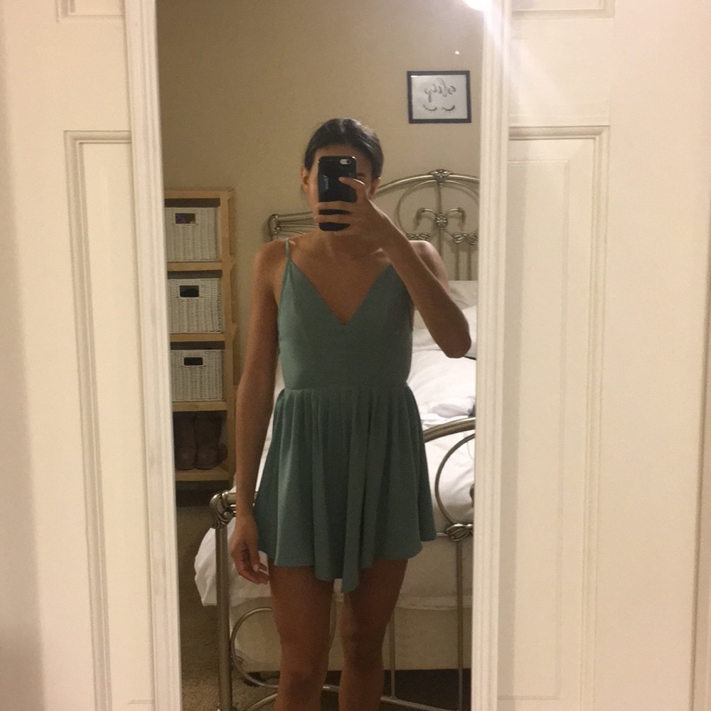 GLAMOROUS Dusty Mint Dress - NEW WITH TAGS